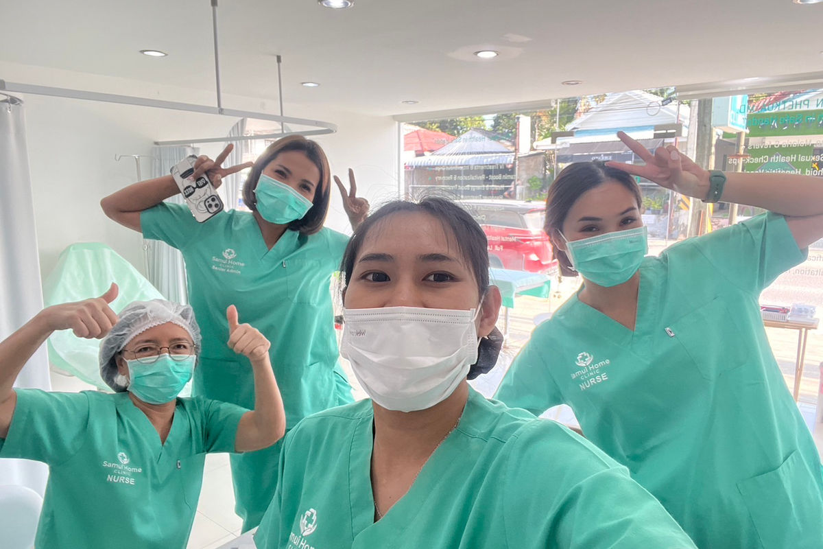 ทีมพยาบาลวิชาชีพของ Samui Home Clinic