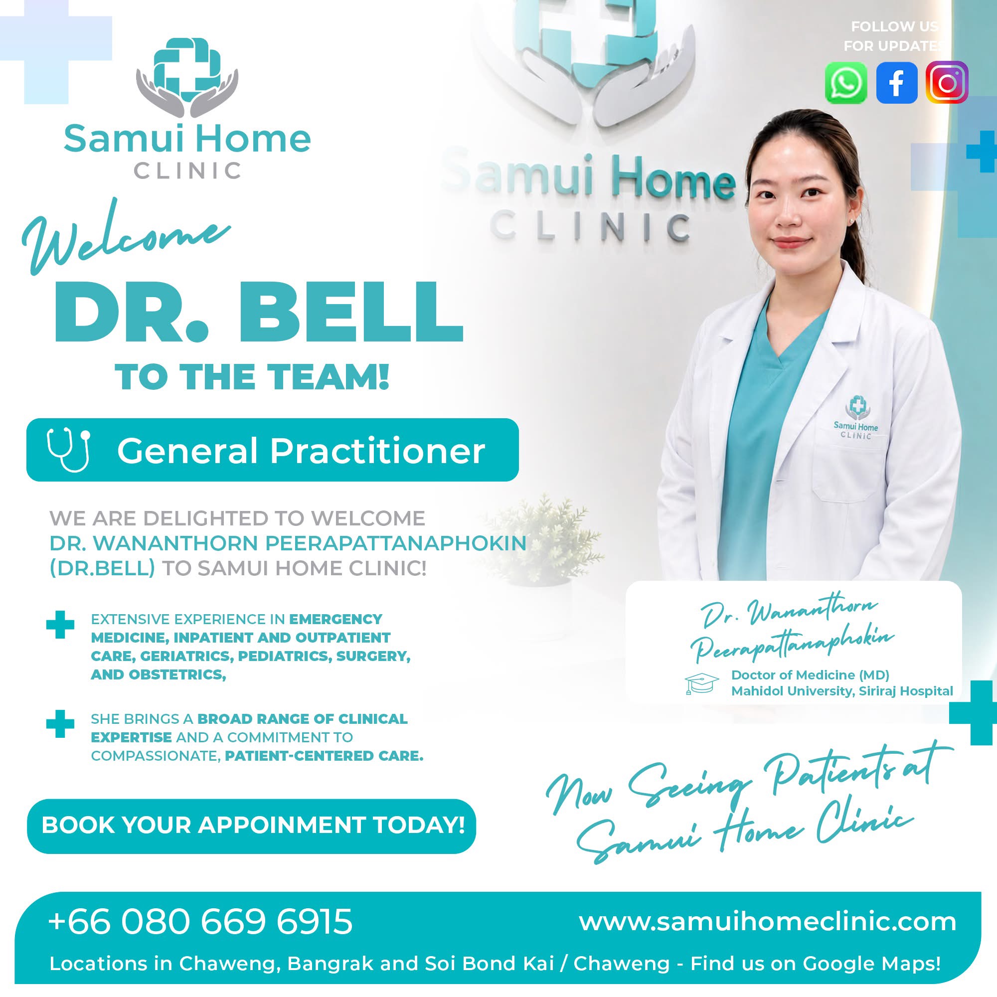 Dr. Wananthorn Peerapattanapokin, M.D. — General Practitioner