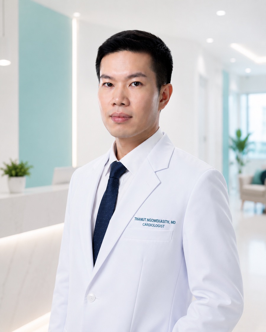 Dr. Thanut Ngowekasith, M.D. — Consultant Cardiologist & Internal Medicine Specialist